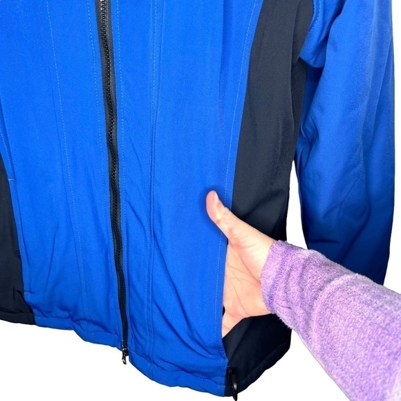 Vintage Eddie Bauer Unisex Blue Hooded Insulated Heavy Winter Jacket Size Small - Picture 4 of 16